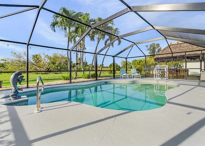 Villa Tiki W/ Heated Pool Very Quiet & Green Oasis
