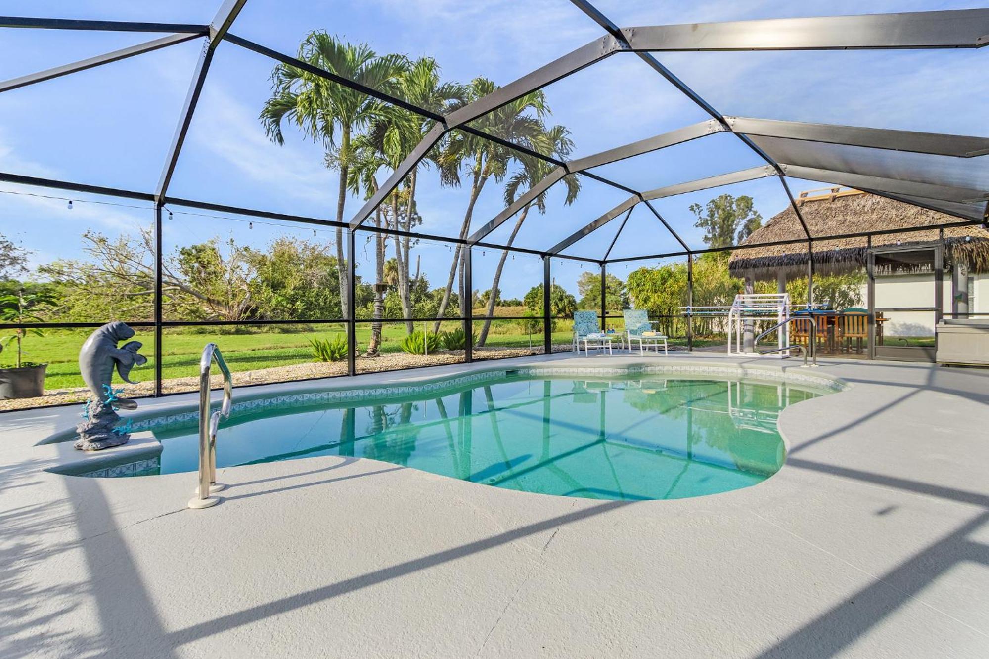 Villa Tiki W/ Heated Pool Very Quiet & Oasis *